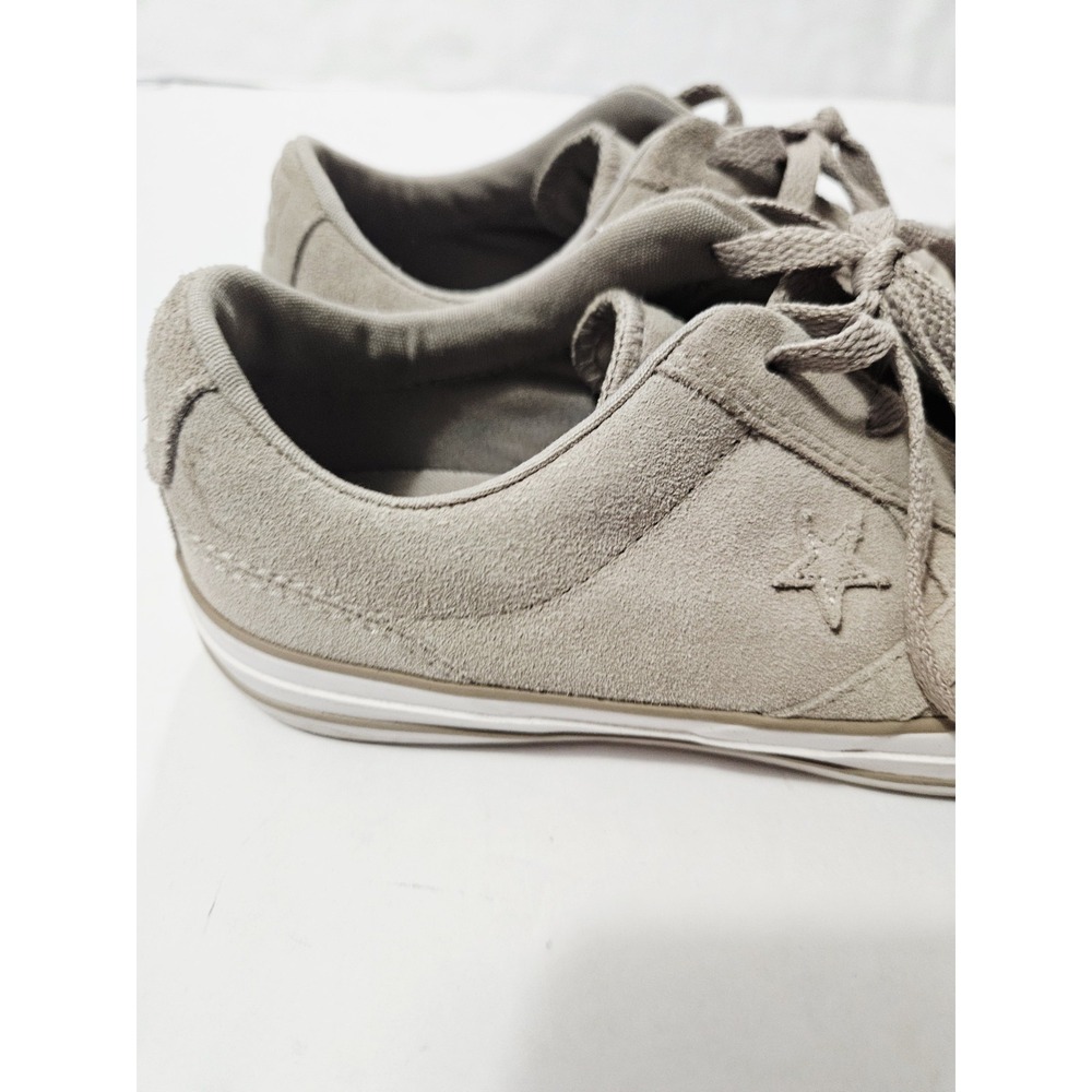 Converse Star Player Oxford Low Suede Shoes Grey Sneakers Womens Size 8 - Picture 5 of 10